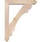 Ekena Millwork Olympic Arts and Crafts Smooth Bracket w/ Offset Brace, Douglas Fir, 5 1/2"W x 28"D x 36"H BKT0604X28X36OLY03SDF - alternate 4
